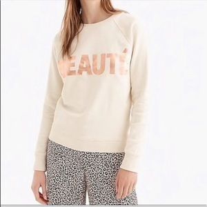 NWT J. Crew Beauté/Beauty Crewneck Sweatshirt